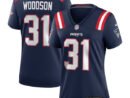 Craig Woodson New England Patriots Nike Women's Team Game Jersey -  Navy