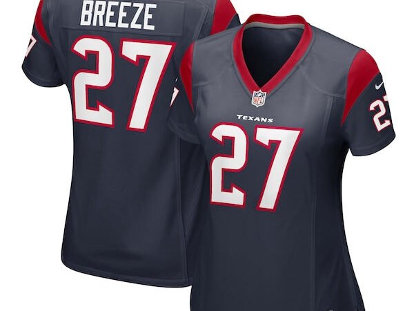 Brady Breeze Houston Texans Nike Women's Team Game Jersey -  Navy