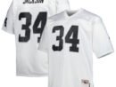 Bo Jackson Las Vegas Raiders Big & Tall 1988 Retired Player Replica Jersey - White/Black