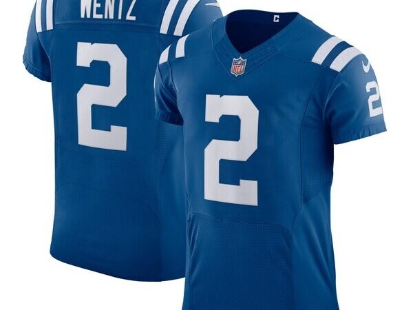 Carson Wentz Indianapolis Colts Nike Vapor Elite Player Jersey - Royal