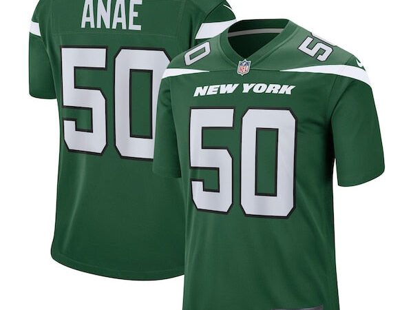 Bradlee Anae New York Jets Nike Game Player Jersey - Gotham Green