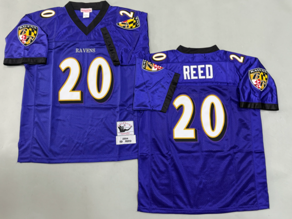 Ed Reed  Baltimore Ravens Authentic Throwback Retired Player Jersey