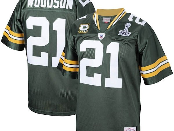 Charles Woodson Green Bay Packers 2010 Authentic Throwback Retired Player Jersey - Green