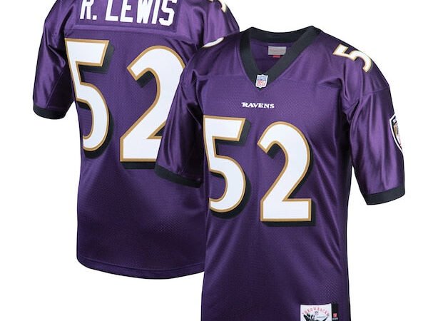 Ray Lewis Baltimore Ravens 2000 Authentic Throwback Retired Player Jersey - Purple