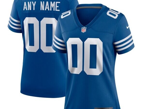 Indianapolis Colts Nike Women's Alternate Custom Jersey - Royal