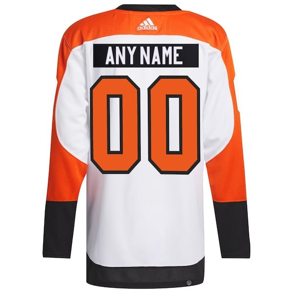 Philadelphia Flyers adidas Away Primegreen Authentic Custom Jersey - White