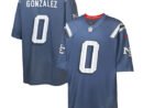Christian Gonzalez New England Patriots Nike Youth 2025 Rivalries Collection Game Jersey - Storm Blue
