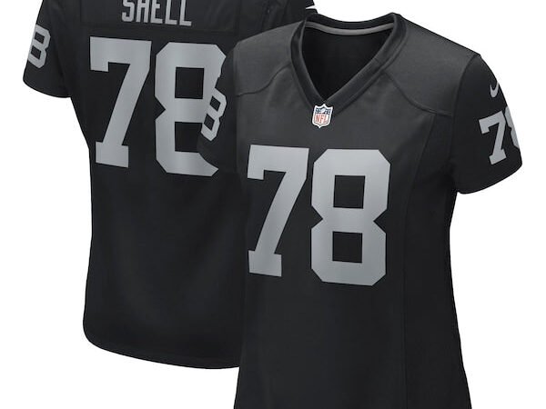 Art Shell Las Vegas Raiders Nike Women's Game Retired Player Jersey - Black