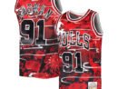 Dennis Rodman Chicago Bulls 1997/98 Hardwood Classics Lunar New Year Swingman Jersey - Red