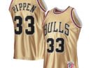 Scottie Pippen Chicago Bulls 75th Anniversary 1997/98 Hardwood Classics Swingman Jersey - Gold