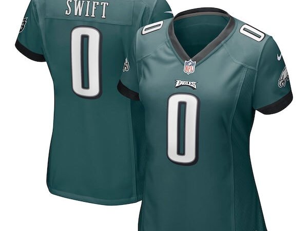 D'Andre Swift Philadelphia Eagles Nike Women's Player Jersey - Green