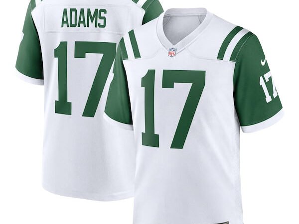 Nike Davante Adams New York Jets White Classic Alternate Game Jersey