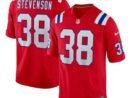 Rhamondre Stevenson New England Patriots Nike Alternate Game Player Jersey - Red/Navy/White