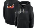 Cincinnati Bengals Nike Women's 2025 NFL Crucial Catch Sideline Standard Issue Dri-FIT Hoodie - Black