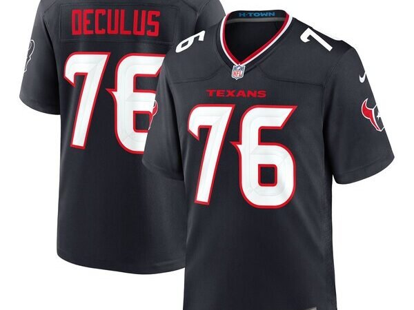 Austin Deculus Houston Texans Nike Team Game Jersey -  Navy