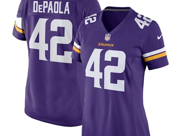 Andrew DePaola Minnesota Vikings Nike Women's Game Jersey - Purple