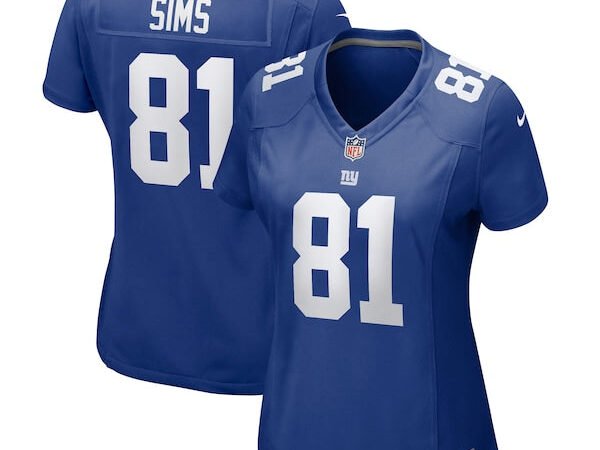 Cam Sims New York Giants Nike Women's Team Game Jersey -  Royal