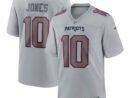 Mac Jones New England Patriots Nike Atmosphere Fashion Game Jersey - Gray
