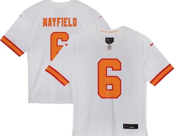 Baker Mayfield '76 Tampa Bay Buccaneers Preschool  Game Jersey - White