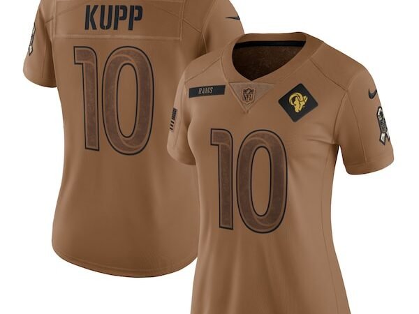 Cooper Kupp Los Angeles Rams Nike Women's 2023 Salute To Service Limited Jersey - Brown