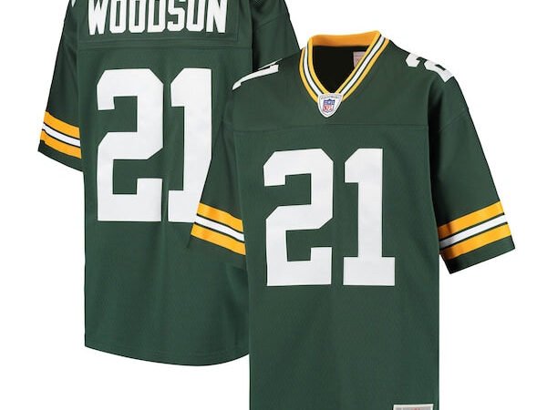 Charles Woodson Green Bay Packers Youth Retired Player Legacy Jersey - Green