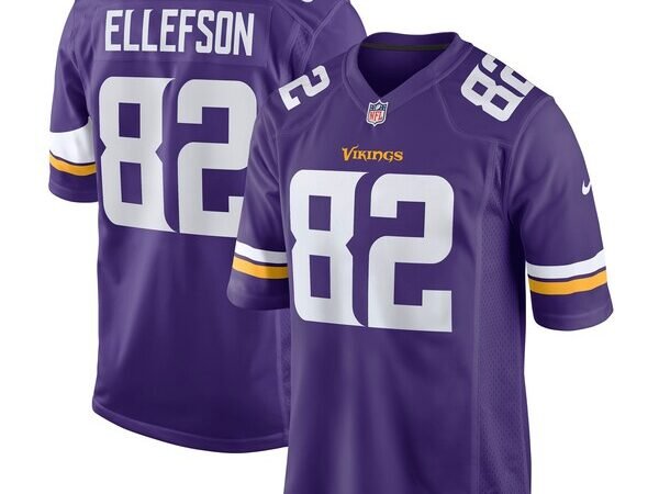 Ben Ellefson Minnesota Vikings Nike Game Jersey - Purple