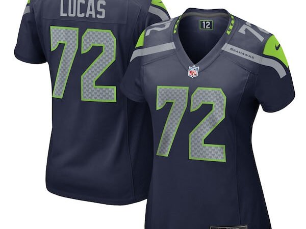 Abraham Lucas Seattle Seahawks Nike Women's Team Game Jersey -  College Navy