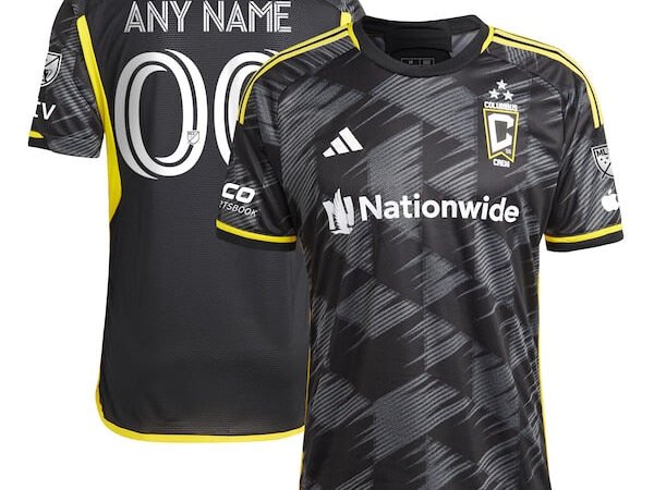 Columbus Crew adidas 2024 VeloCITY Kit  Authentic Custom Jersey - Black