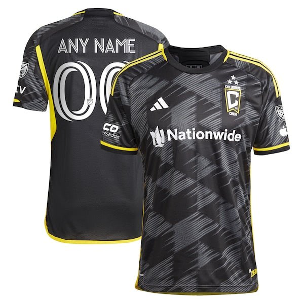 Columbus Crew adidas 2024 VeloCITY Kit Authentic Custom Jersey - Black