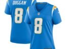 Max Duggan Los Angeles Chargers Nike Women's Team Game Jersey - Powder Blue
