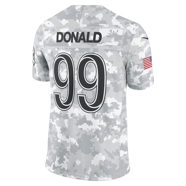 Aaron Donald Los Angeles Rams Nike 2024 Salute to Service Retired Player Limited Jersey - Arctic Camo