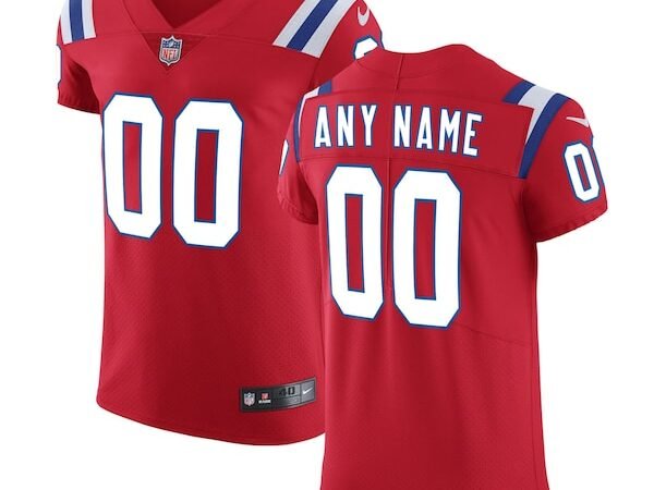 New England Patriots Nike Vapor Untouchable Custom Elite Jersey - Red
