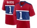 Malik Nabers New York Giants Nike Youth Alternate Player Game Jersey - Century Red