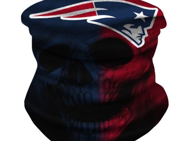 NEW ENGLAND PATRIOTS & SKULL FACE MASK BANDANAS