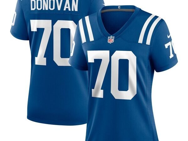 Art Donovan Indianapolis Colts Nike Women's Game Retired Player Jersey - Royal