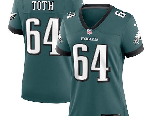 Brett Toth Philadelphia Eagles Nike Women's  Game Jersey - Midnight Green