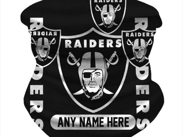 LAS VEGAS RAIDERS FACE MASK BANDANAS