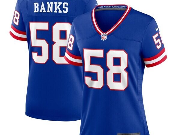 Carl Banks New York Giants Nike Women's Classic Retired Player Game Jersey - Royal