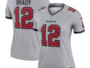 Tom Brady Tampa Bay Buccaneers Nike Women's Inverted Legend Jersey - Gray
