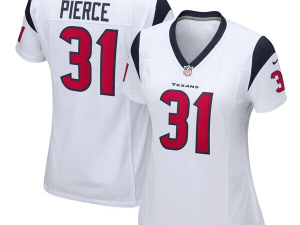 Dameon Pierce Houston Texans Nike Women's Game Player Jersey - White/Navy