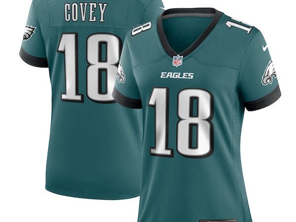 Britain Covey Philadelphia Eagles Nike Women's Team Game Jersey - Midnight Green