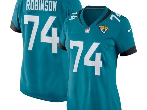 Cam Robinson Jacksonville Jaguars Nike Women's Game Jersey - Teal/Black