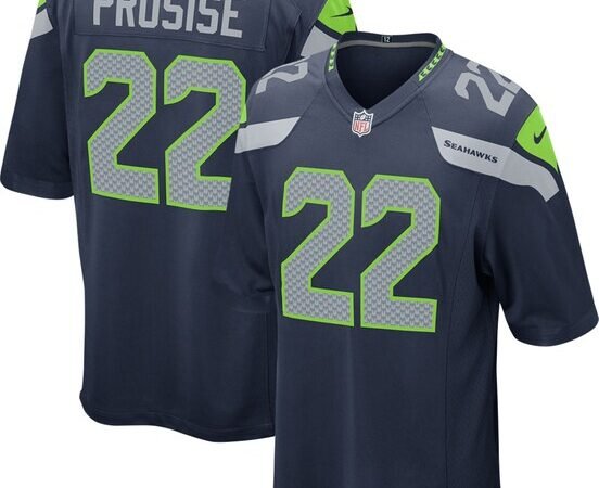 C.J. Prosise Seattle Seahawks Nike Youth Game Jersey - College Navy