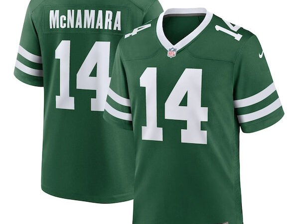 Austin McNamara New York Jets Nike Team Game Jersey - Legacy Green