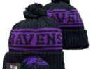 BALTIMORE RAVENS KNIT HAT