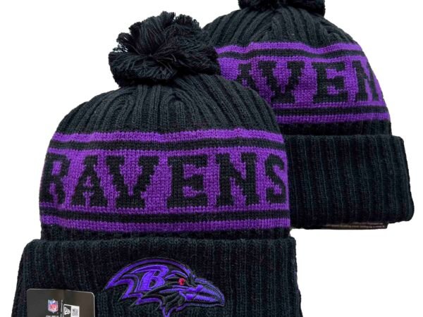 BALTIMORE RAVENS KNIT HAT