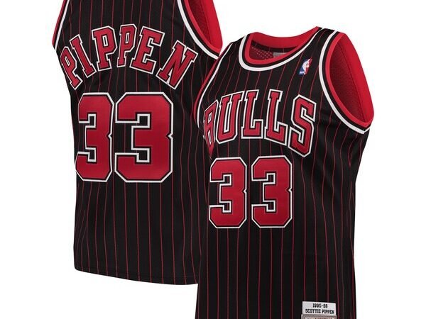 Scottie Pippen Chicago Bulls 1995/96 Hardwood Classics Authentic Jersey - Black