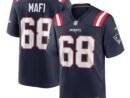 Atonio Mafi New England Patriots Nike Team Game Jersey -  Navy