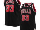 Scottie Pippen Chicago Bulls  Big & Tall Hardwood Classics Swingman Jersey - Black/Red