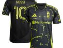 Diego Rossi Columbus Crew adidas 2025 The Goosebumps Kit Authentic Player Jersey - Black